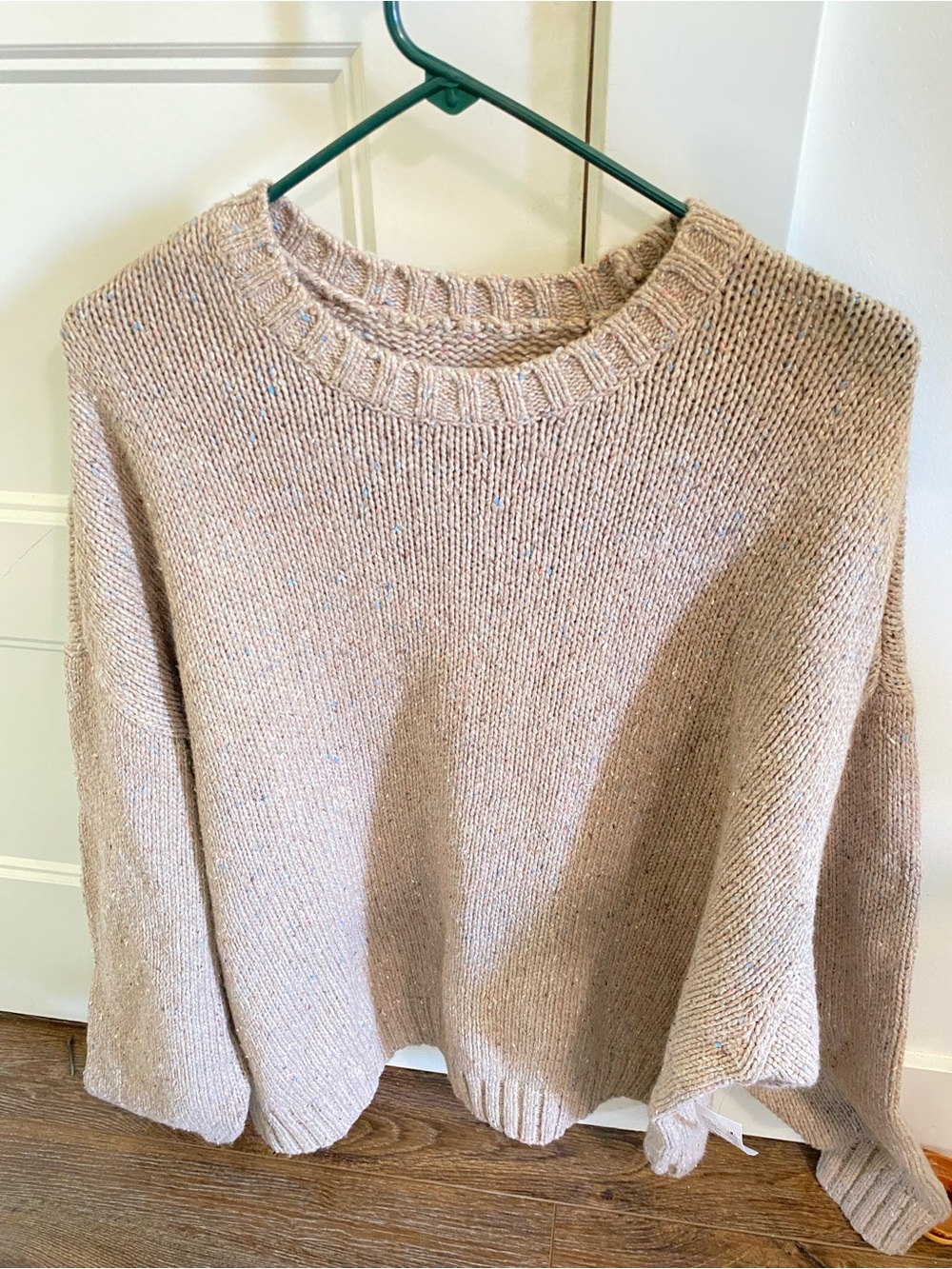 New with Tags PacSun Neutral Beige Scoopneck Knit Sweater